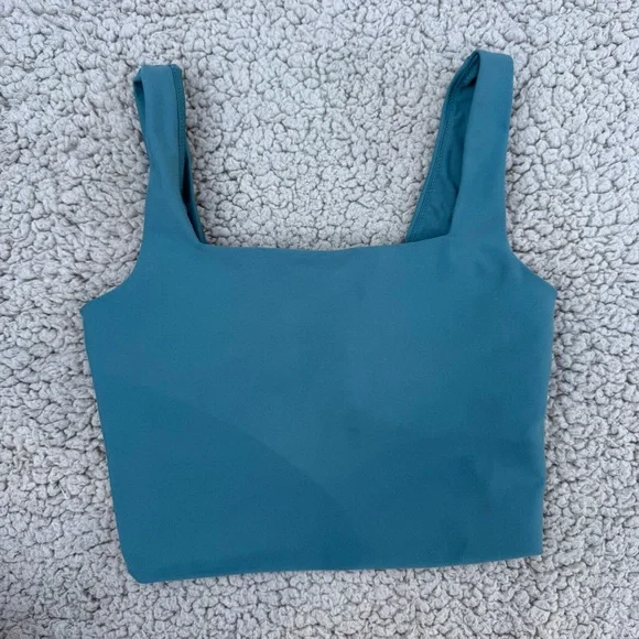 Abercrombie & Fitch Blue Crop Top - Picture 1 of 3